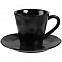 Кофейная пара Dark Fluid, черная с логотипом  заказать по выгодной цене в кибермаркете AvroraStore