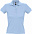 Рубашка поло женская PEOPLE 210, серый меланж с логотипом  заказать по выгодной цене в кибермаркете AvroraStore