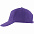Бейсболка LONG BEACH, темно-фиолетовая с логотипом  заказать по выгодной цене в кибермаркете AvroraStore