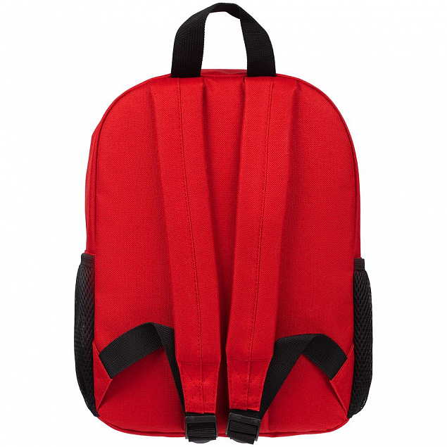 Детский рюкзак Comfit, белый с красным с логотипом  заказать по выгодной цене в кибермаркете AvroraStore