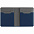 Картхолдер с отделением для купюр Dual, синий с логотипом  заказать по выгодной цене в кибермаркете AvroraStore