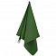 Спортивное полотенце Atoll Medium, темно-зеленое с логотипом  заказать по выгодной цене в кибермаркете AvroraStore
