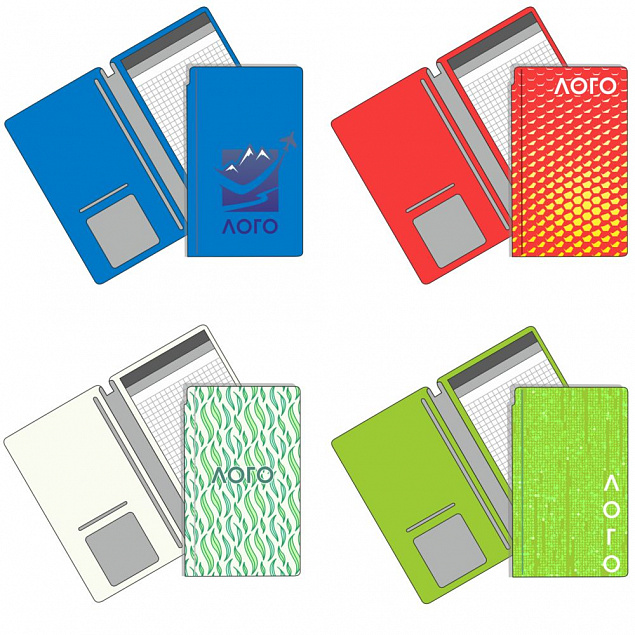 Блокнот-планшет Saff Plus на заказ, малый с логотипом  заказать по выгодной цене в кибермаркете AvroraStore