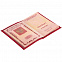 Обложка для паспорта Shall, красная с логотипом  заказать по выгодной цене в кибермаркете AvroraStore