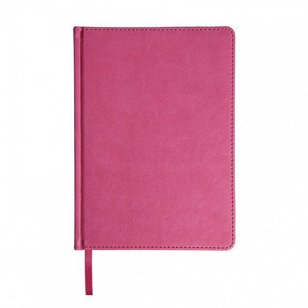 Ежедневник недатированный Bliss, А5,  розовый, белый блок, без обреза с логотипом  заказать по выгодной цене в кибермаркете AvroraStore