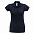 Рубашка поло женская Heavymill темно-синяя с логотипом  заказать по выгодной цене в кибермаркете AvroraStore