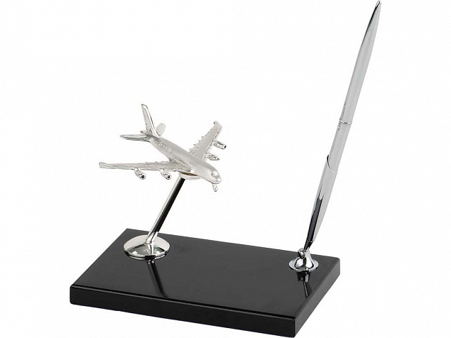 Настольный прибор «Высший пилотаж» с логотипом  заказать по выгодной цене в кибермаркете AvroraStore