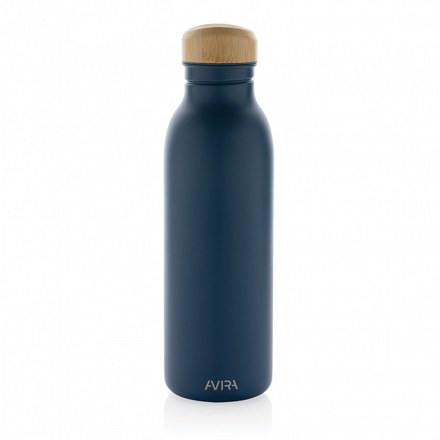 Бутылка для воды Avira Alcor из переработанной стали RCS, 600 мл с логотипом  заказать по выгодной цене в кибермаркете AvroraStore