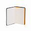 Блокнот "Бергамо", покрытие soft touch, формат А6, черный/оранжевый# с логотипом  заказать по выгодной цене в кибермаркете AvroraStore