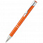 Ручка металлическая Holly - Оранжевый OO с логотипом  заказать по выгодной цене в кибермаркете AvroraStore