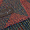 Плед Zig Zag, красный с коричневым с логотипом  заказать по выгодной цене в кибермаркете AvroraStore