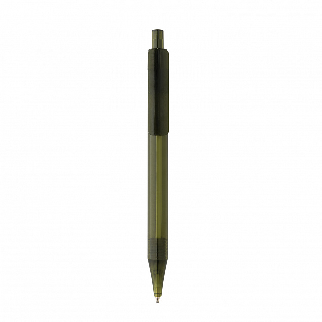 Ручка X8 из прозрачного rPET GRS с логотипом  заказать по выгодной цене в кибермаркете AvroraStore