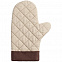 Прихватка-рукавица Keep Palms, бежевая с логотипом  заказать по выгодной цене в кибермаркете AvroraStore