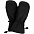 Варежки Lillehammer, черные с логотипом  заказать по выгодной цене в кибермаркете AvroraStore