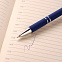 Шариковая ручка Alpha, синяя с логотипом  заказать по выгодной цене в кибермаркете AvroraStore