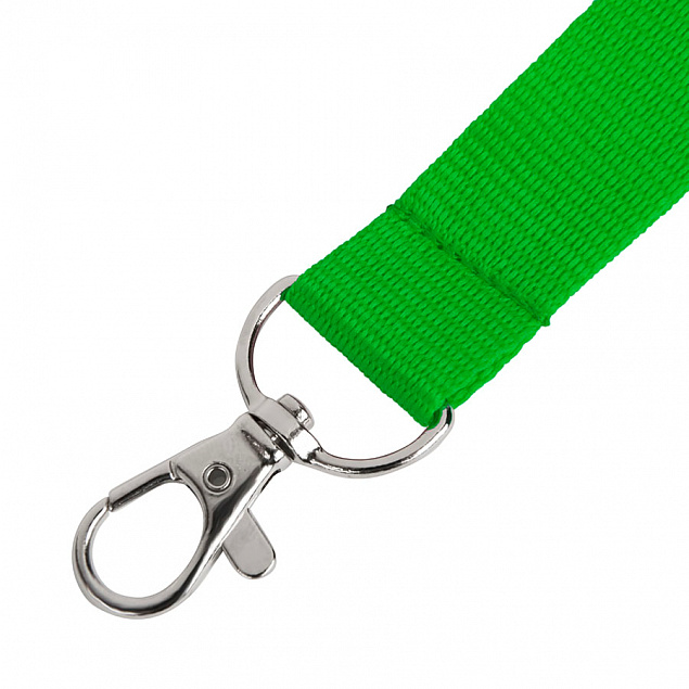 Ланъярд NECK, зеленый, полиэстер, 2х50 см с логотипом  заказать по выгодной цене в кибермаркете AvroraStore