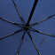 Складной зонт doubleDub, синий с логотипом  заказать по выгодной цене в кибермаркете AvroraStore
