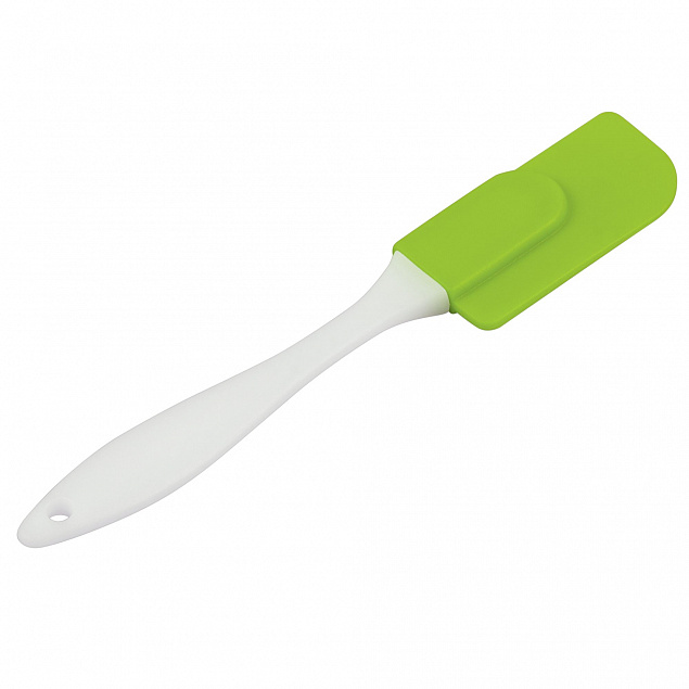 Лопатка кухонная Skimmy, зеленая с логотипом  заказать по выгодной цене в кибермаркете AvroraStore