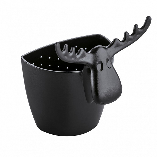 Емкость для заваривания Rudolf, черная с логотипом  заказать по выгодной цене в кибермаркете AvroraStore