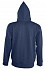 Толстовка мужская на молнии с капюшоном Seven Men 290, темно-синяя с логотипом  заказать по выгодной цене в кибермаркете AvroraStore