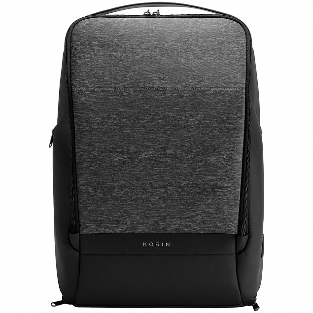 Рюкзак FlexPack Pro, черный с логотипом  заказать по выгодной цене в кибермаркете AvroraStore