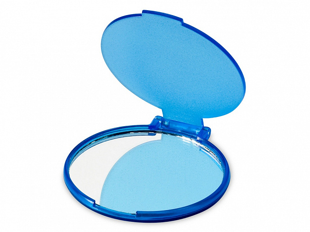 Зеркало Carmen, синий прозрачный с логотипом  заказать по выгодной цене в кибермаркете AvroraStore