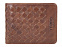 Бумажник Mano Don Luca, натуральная кожа в коньячном цвете, 11 х 8,5 см с логотипом  заказать по выгодной цене в кибермаркете AvroraStore