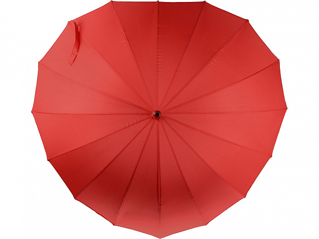 Зонт-трость «Люблю» с логотипом  заказать по выгодной цене в кибермаркете AvroraStore