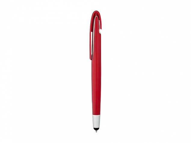 Ручка-стилус шариковая Rio, красный с логотипом  заказать по выгодной цене в кибермаркете AvroraStore