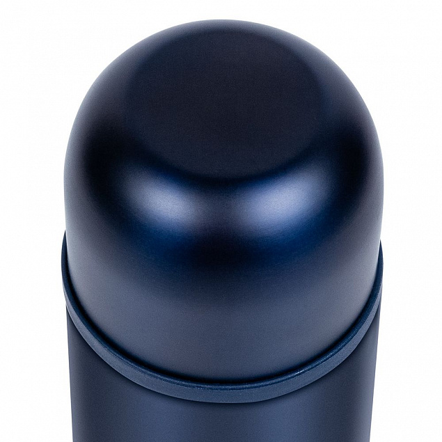 Термос Relaxika 500, темно-синий с логотипом  заказать по выгодной цене в кибермаркете AvroraStore