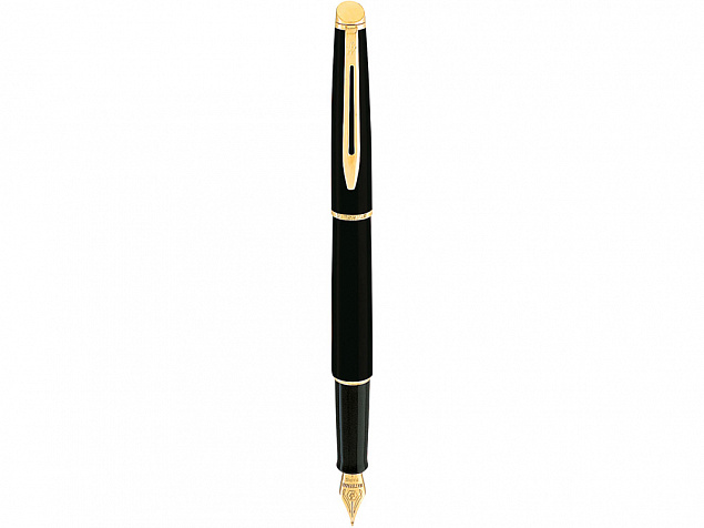 Ручка перьевая «Hemisphere Black GT» с логотипом  заказать по выгодной цене в кибермаркете AvroraStore
