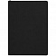 Блокнот Verso в клетку, черный с логотипом  заказать по выгодной цене в кибермаркете AvroraStore