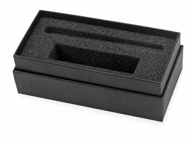 Коробка подарочная Smooth S для зарядного устройства и ручки с логотипом  заказать по выгодной цене в кибермаркете AvroraStore