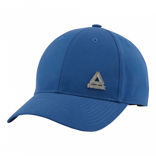Бейсболка Active Foundation Badge Cap, синяя с логотипом  заказать по выгодной цене в кибермаркете AvroraStore