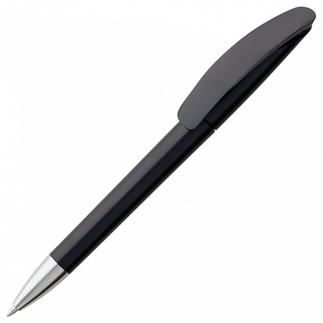 Ручка шариковая Prodir DS3.1 TPC, черная с логотипом  заказать по выгодной цене в кибермаркете AvroraStore