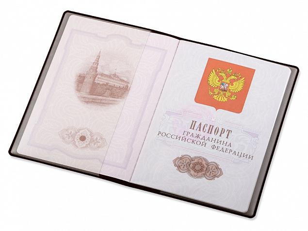 Обложка для паспорта «Favor» с логотипом  заказать по выгодной цене в кибермаркете AvroraStore