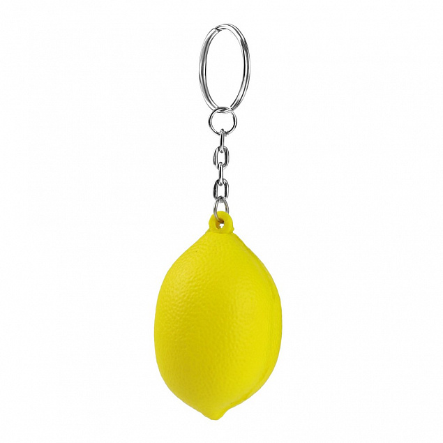 Брелок лимон, желтый с логотипом  заказать по выгодной цене в кибермаркете AvroraStore