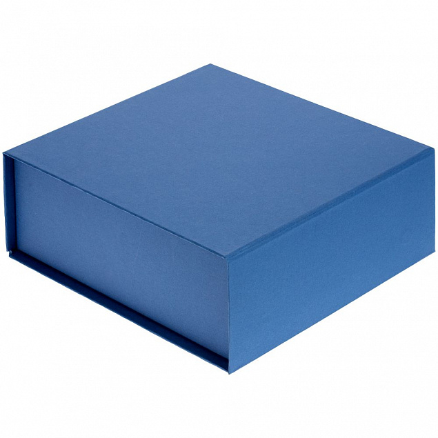 Коробка Flip Deep, синяя матовая с логотипом  заказать по выгодной цене в кибермаркете AvroraStore