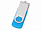 Флеш-карта USB 2.0 32 Gb Квебек, голубой с логотипом  заказать по выгодной цене в кибермаркете AvroraStore