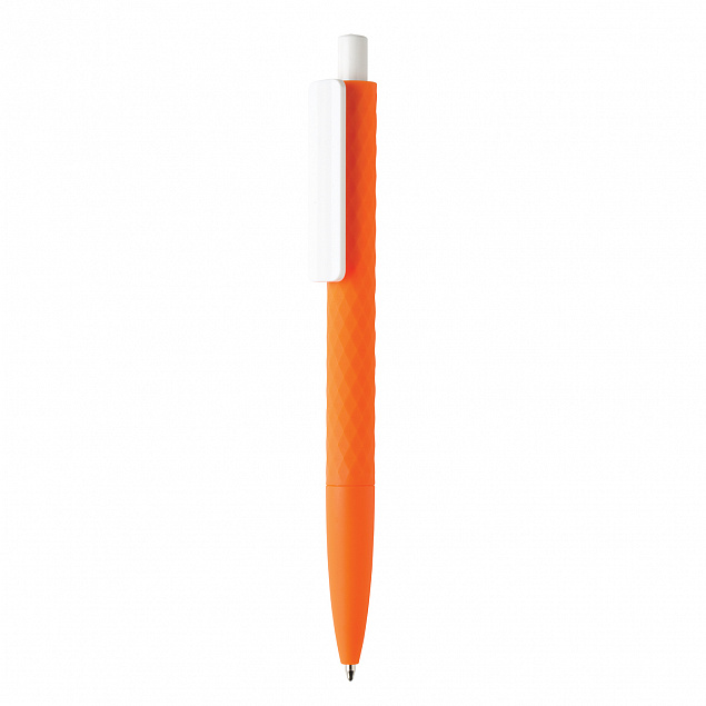 Ручка X3 Smooth Touch, оранжевый с логотипом  заказать по выгодной цене в кибермаркете AvroraStore