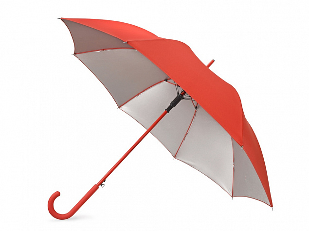 Зонт-трость Silver Color с логотипом  заказать по выгодной цене в кибермаркете AvroraStore