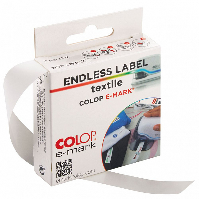 Термоклеевая лента COLOP e-mark для текстиля с логотипом  заказать по выгодной цене в кибермаркете AvroraStore