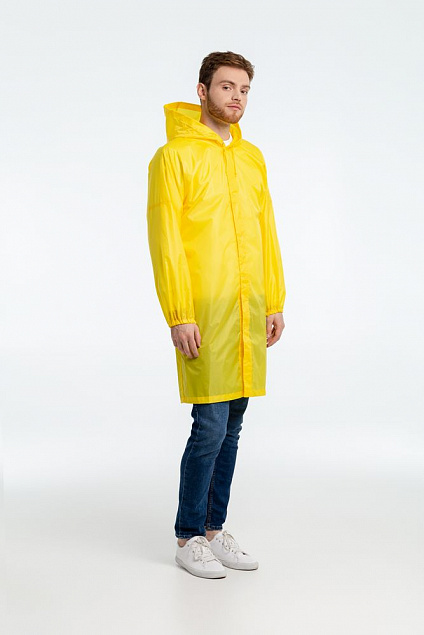 Дождевик унисекс Rainman, желтый с логотипом  заказать по выгодной цене в кибермаркете AvroraStore