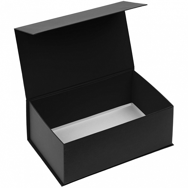 Коробка LumiBox, черная с логотипом  заказать по выгодной цене в кибермаркете AvroraStore