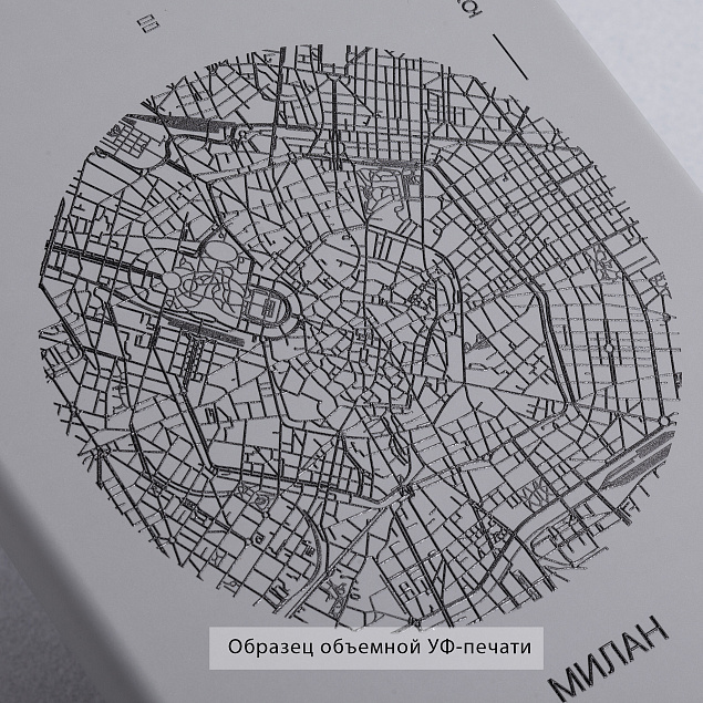 Ежедневник недатированный "Милан_Карта", А5 с логотипом  заказать по выгодной цене в кибермаркете AvroraStore