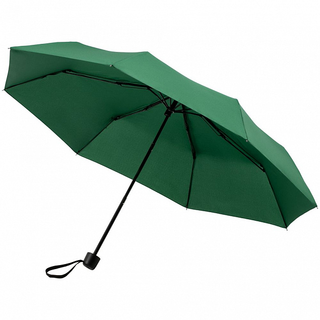 Зонт складной Hit Mini ver.2, зеленый с логотипом  заказать по выгодной цене в кибермаркете AvroraStore