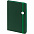 Блокнот Shall Round, зеленый с логотипом  заказать по выгодной цене в кибермаркете AvroraStore