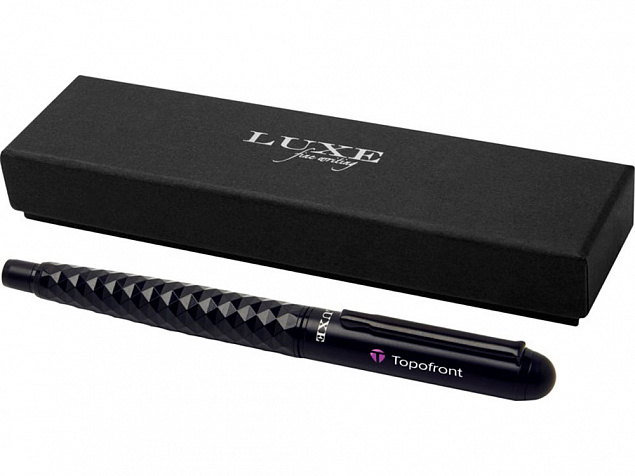 Tactical Dark ручка-роллер, черный с логотипом  заказать по выгодной цене в кибермаркете AvroraStore