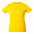 Футболка женская HEAVY LADY, желтая с логотипом  заказать по выгодной цене в кибермаркете AvroraStore