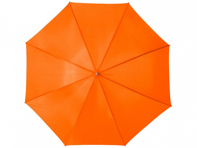 Зонт Karl 30 механический, оранжевый с логотипом  заказать по выгодной цене в кибермаркете AvroraStore